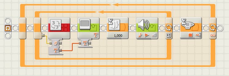 Ejemplos del Icono Ciclo de LEGO Mindstorm NXT